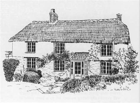 Cottage Sketch Google Search Cottage Drawing Drawings House Drawing