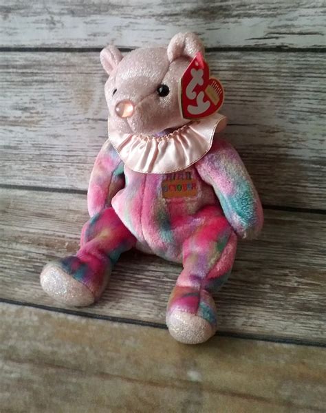 Vintage Ty October Beanie Baby Opal Original Beanie Babies Etsy Uk