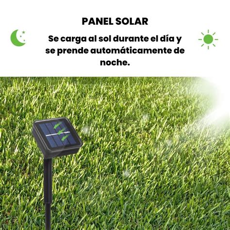 Guía De Luces Solares 5 Metros 20 Bombillas Misto