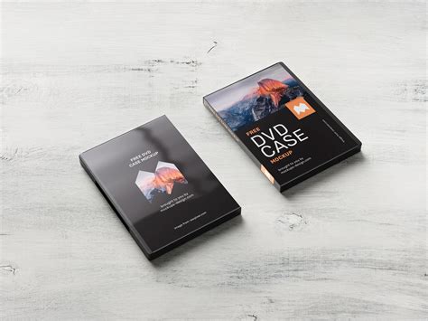 Free Dvd Box Disc Case Mockup Psd Set Good Mockups