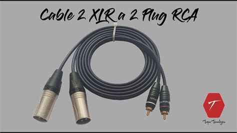 Como Ensamblar Hacer Reparar Cable De Audio Xlr A Plug Rca