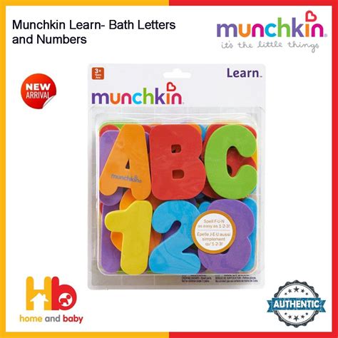 Munchkin Learn Bath Letters And Numbers Shopee Singapore