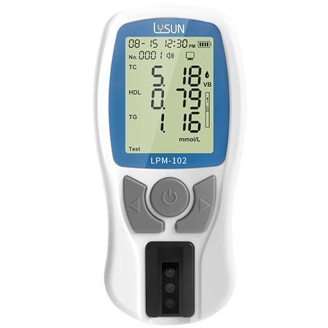 In Blood Lipid Monitor For Total Cholesterol Tc High Density