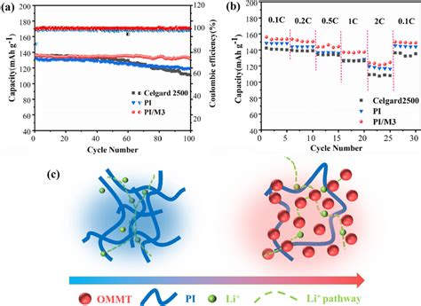 A Cycle Performance Of Cells Using Celgard Pi And Pi M