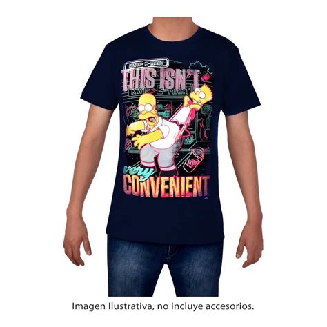 Playera Simpson Talla CH Marino Walmart