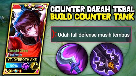 Counter Darah Tebal Build Dyrroth Tersakit Item Dyrroth