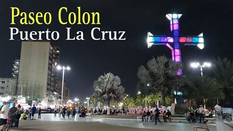 El Paseo Colon De Puerto La Cruz Activo De Noche 2023 YouTube