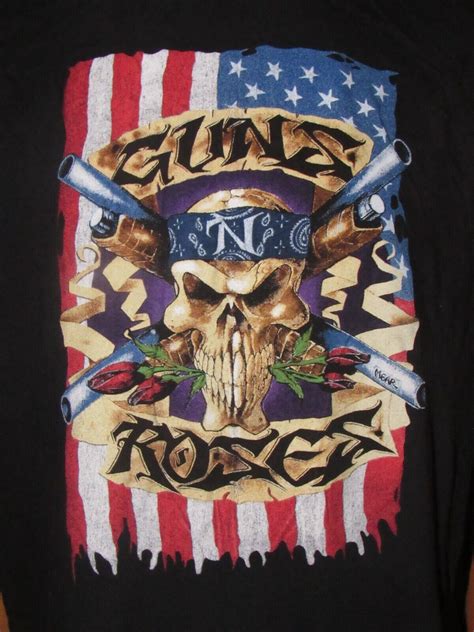 Guns N Roses Use Your Illusion World Tour T Shir Gem