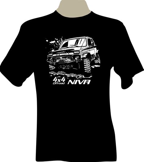 Koszulka T Shirt Z Nadrukiem Lada Niva Off Road Za Z Z