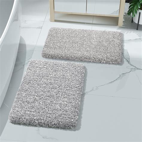 Amazon Yimobra Fluffy Bath Rug Set Piece Plush Thick Non Slip