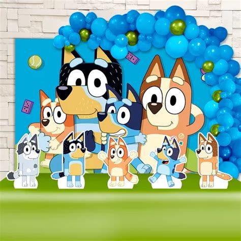 Kit Painel Displays Festa Infantil Bluey Descubra A Emo O Das