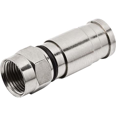 Conector F RG6 Compressão P Cabo Coaxial pacote 10 peças