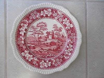 Copeland Spode Pink Tower Dinner Plate A Antique Price Guide