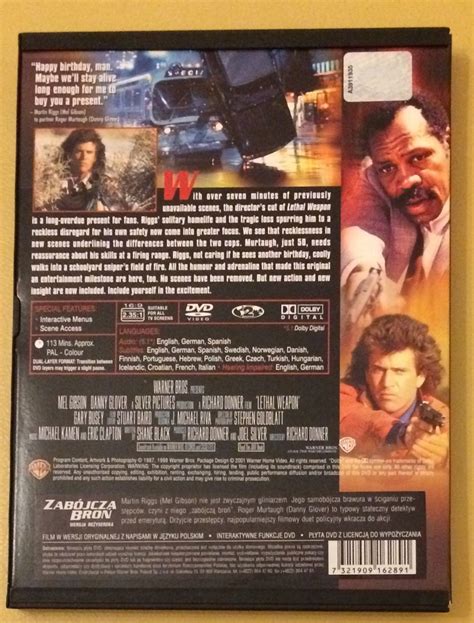 Zab Jcza Bro Lethal Weapon Director S Cut Dvd