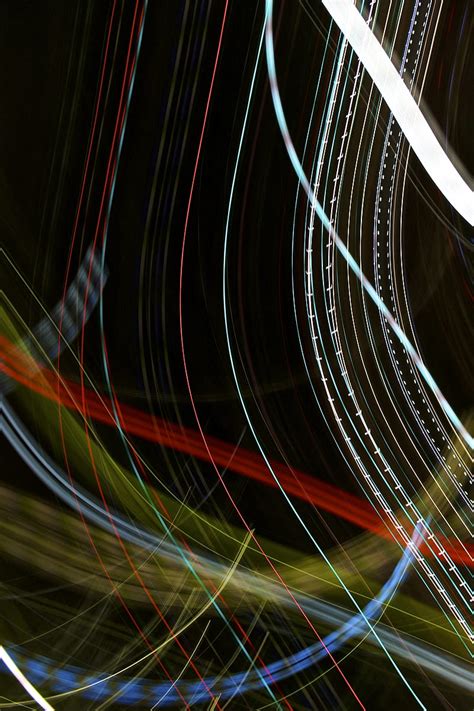 Light Lines Long Exposure Zelight Colorful Abstraction Hd Phone