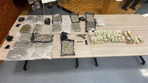 Two Men Arrested Gun Drugs And Cash Recovered From Investigation