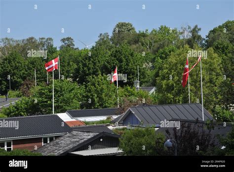 29 Mai 2023 Dänen besitzen ein Sommerhaus und fliegen dannebrog oder