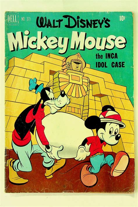 Four Color 371 Walt Disney S Mickey Mouse Feb Mar 1952 Dell G