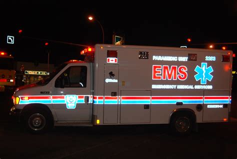 Ems Ambulance At Night Flickr Photo Sharing