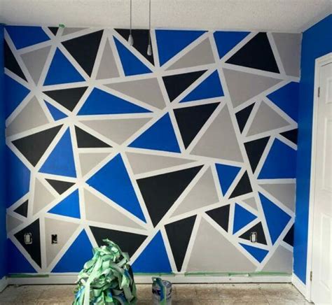 30 Trendy Geometric Wall Painting Ideas For A Boy S Room 2021