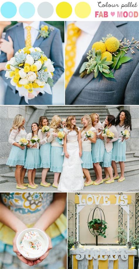 blue yellow wedding colors,blue and yellow wedding palette | Yellow ...