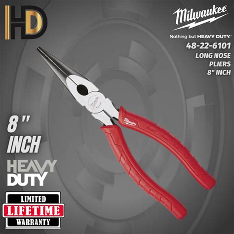 Milwaukee Long Nose Pliers Inch Mm Long Nose Pliers