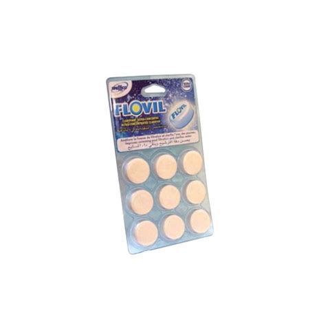 Flovil Floculant en pastilles ultra concentré 9 pastilles de 10 gr