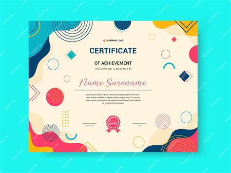 Premium Vector Modern And Simple Certificate Design Template