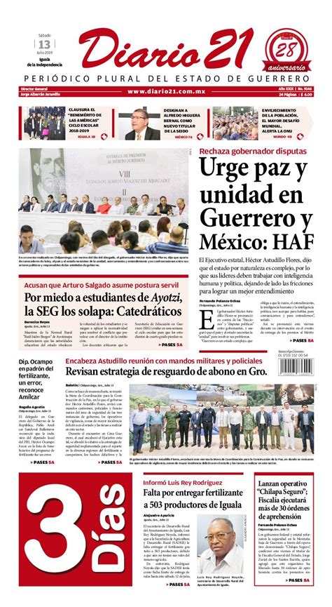 Calaméo Diario 21 13 Julio 2019