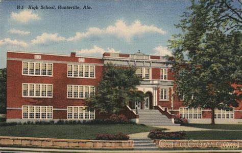 High School, Huntsville, Ala. Alabama Postcard