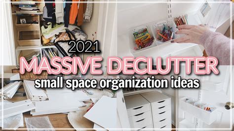 Small Closet Extreme Declutter And Organize With Me 2021 Konmari Clean