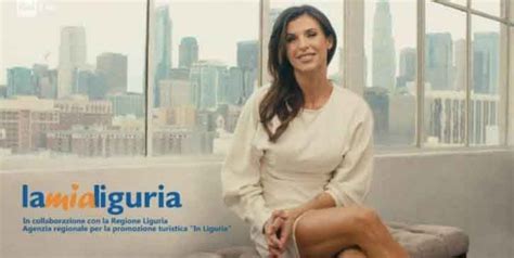 Elisabetta Canalis Pagata 100mila Euro Per Lo Spot La Mia Liguria