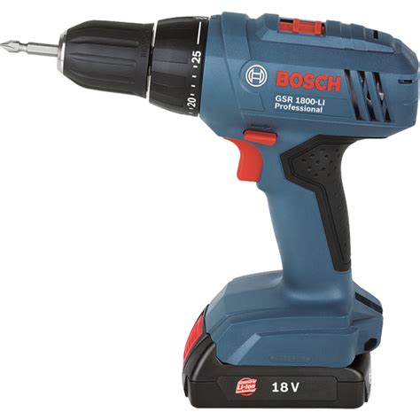 Bosch Gsr 1800 Li Professional Cordless Drill Driver