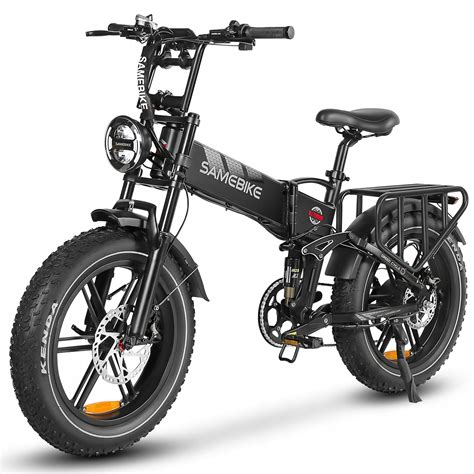 Rower elektryczny Samebike RS A02 Fatbike aluminium koło 20 czarny