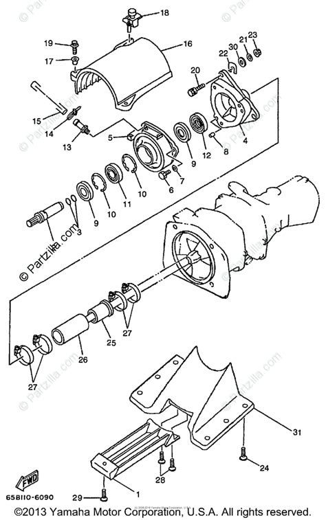 Yamaha Boat 1999 Oem Parts Diagram For Jet Unit 2