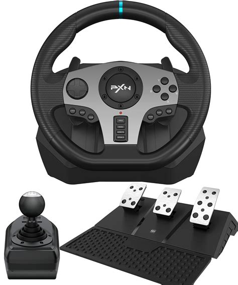 Buy PXN V9 Steering Wheel With Pedals And Shifter 270 900 Racing