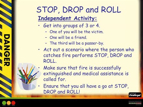 PPT - STOP, DROP and ROLL PowerPoint Presentation, free download - ID ...