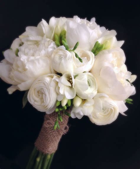 White Peony Bouquet