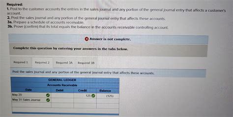 Solved Exercise 7 12 Algo Posting To Subsidiary Ledger Chegg