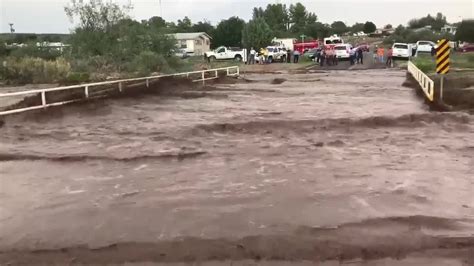 Video Fast Moving Floodwater Hits Mayer