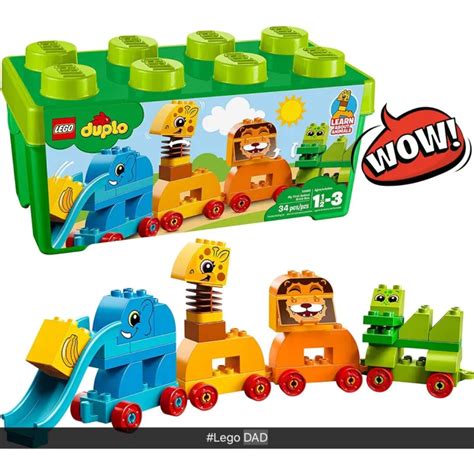 Brick Family Lego Duplo 10863 My First Animal Brick Box 34ชน พรอม