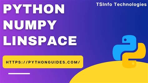 How To Use The Numpy Linspace Function In Python Python Numpy Linspace Youtube