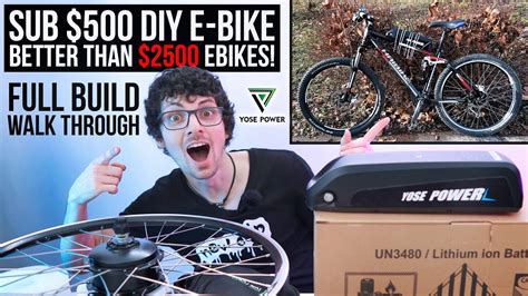 Electrify Your Bike For Under Yose Power E Bike Conversion Kit