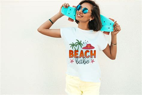 Beach Lover Sublimation Beach Babe PNG ArtBubbles