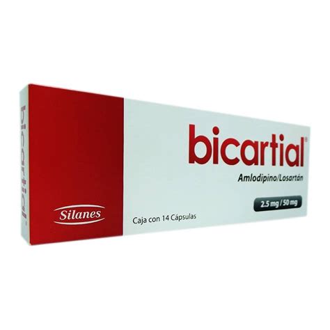 Bicartial cápsulas 2 5 mg 50 mg 14 pzas Walmart