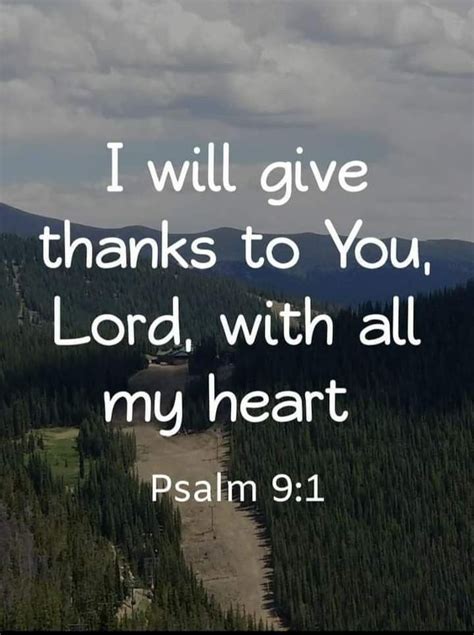 I Will Give Thanks To You Lord