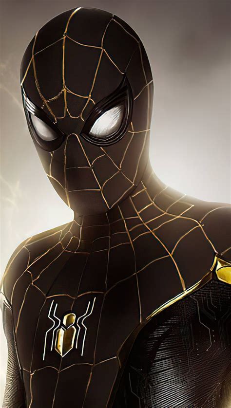 Black And Gold Spider Man Wallpaper