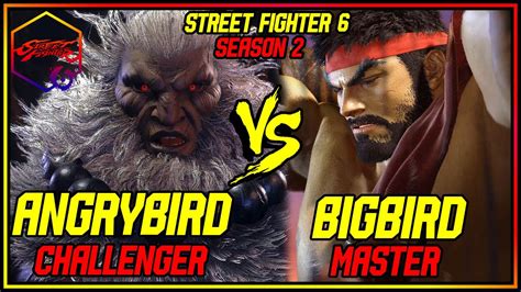 SF6 ANGRYBIRD AKUMA VS BIGBIRD RYU STREET FIGHTER 6 YouTube