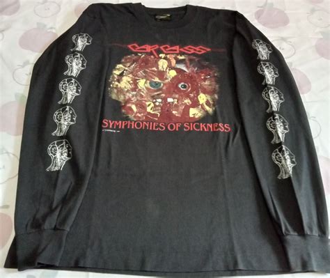 Band Tees × Very Rare × Vintage Carcass Symphonies Of Sickness 1990 Longsleeve Grailed