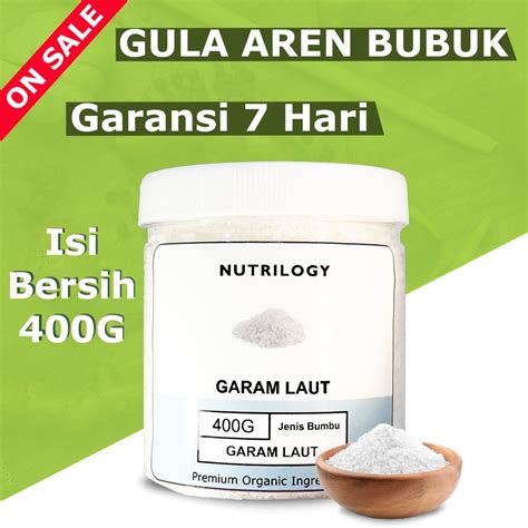 Jual Garam Laut Original Murni Alami Organik G Shopee Indonesia